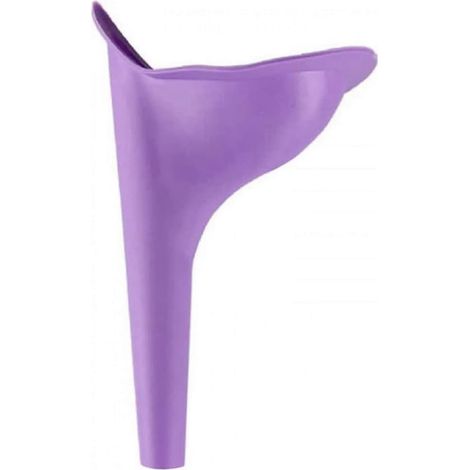 Urinoir portable pour femmes - Entonnoir à urine / Urinoir violet
