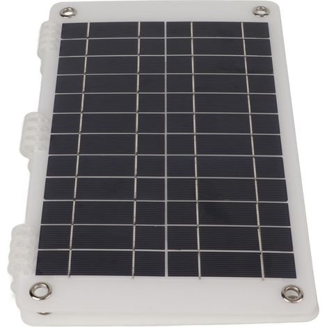 Chargeur solaire 15 W, double sortie USB 12 V, batterie externe en polysilicium à haut taux de conversion avec câble de charge pour voiture (1/5)
