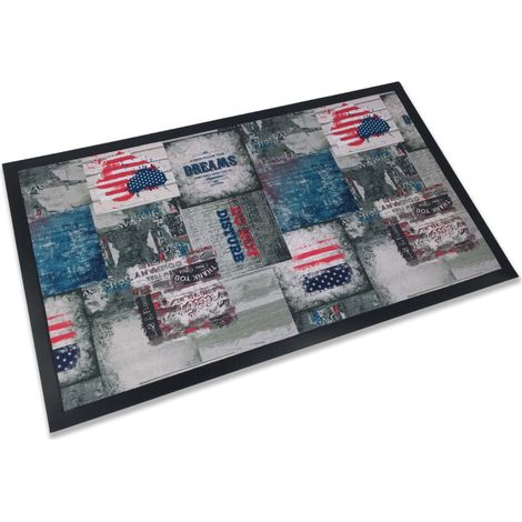 TAPPETO ZERBINO STEVEN CUORE AMERICANO CM.45X75