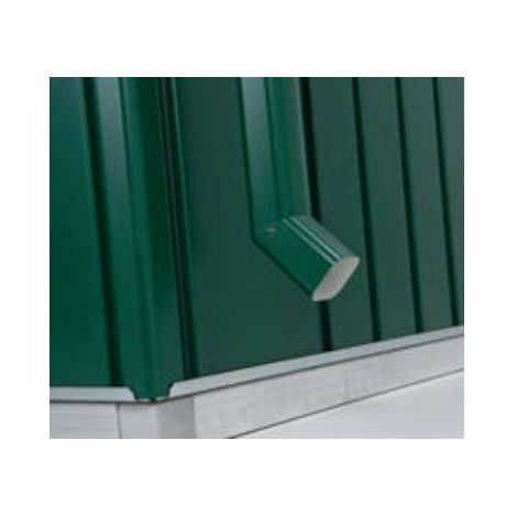 Regenfallrohr-Set Europa silber-metallic, L 170 cm