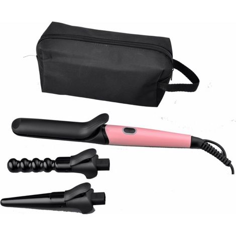 Fer à lisser, friser, boucler Black Pear BCO716 - Température maximale 220° - Avec pochette de rangement