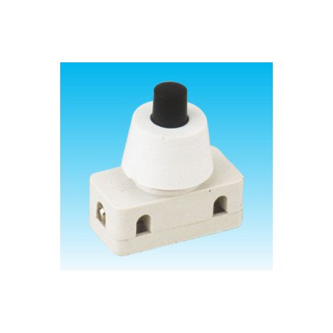 Pulsador Interruptor FLEXO 2A/250Vac Blanco