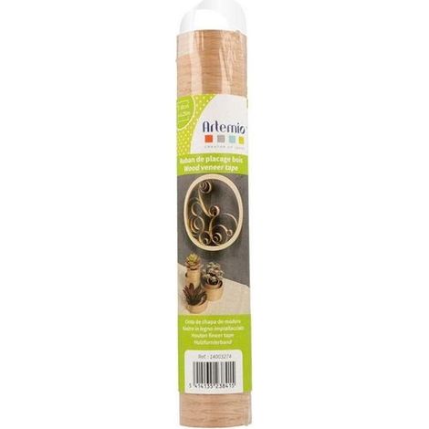 Verlegung auf Holz – ARTEMIO – Rolle 20 x 125 cm – Weiß – Ideal für DIY – Dekoration (1/5)