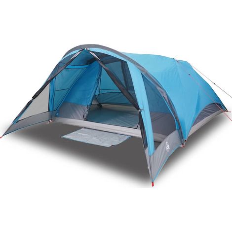 vidaXL Tienda de campaña familiar para 6 personas impermeable azul (1/2)
