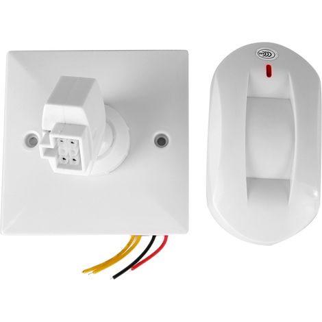 12V Détecteur de Mouvement Infrarouge Filaire Alarme Sécurité Maison Antivol Capteur (1/5)