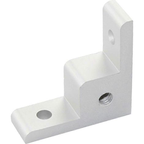 Équerres de fixation 2020 avec connecteur à roue pour meubles en bois, étagères, bureaux, portes de salon et de salle de bain, blanc résistant (1/5)