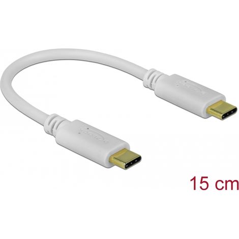 Cable solo de carga USB Type-Câ¢ 15 cm PD 100 W con E-Marker