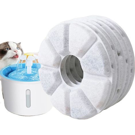 Filtro de carbón activado, compatible con bebederos para mascotas, paquete de 6, A - 6 unidades (1/2)