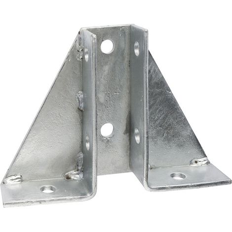 Gusset Base Plate 41mm Single Channel HDG - Box of 12 (1/2)