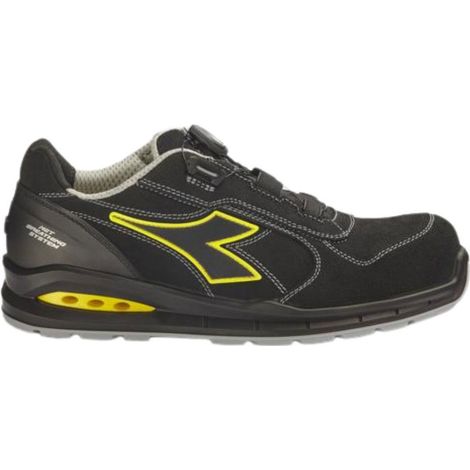 Diadora Run Net AB BOA Low S3S FO SR Arbeitsschuhe - 45 EU - Schwarze