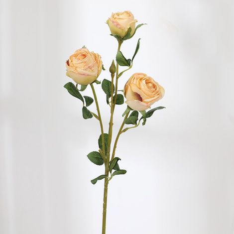 Bouquet Artificiel Silk Deco Maison Personnalisable Roses Fleurs Simulation DIY Cadeau Événement Longévité Couleurs: Blanc, Orange, Rose, Rouge, Jaune, Bleu (1/5)