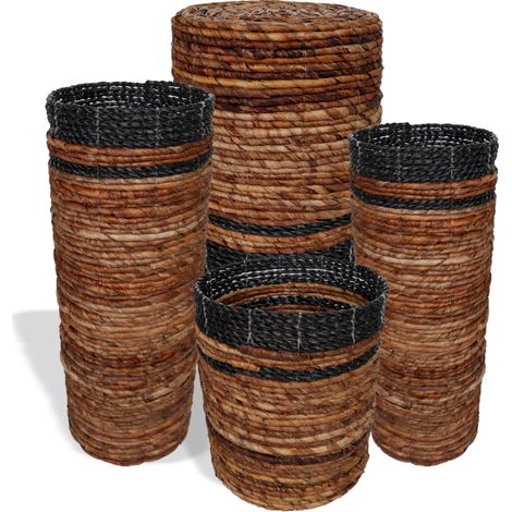 Ensemble de feuilles de bananier - 2 vases et 2 bacs- Vendu par 1