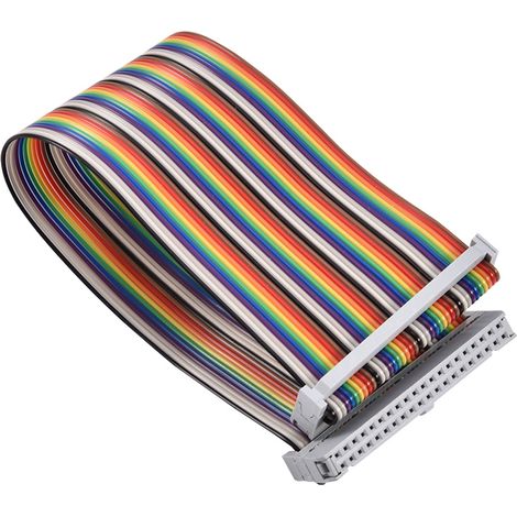 Câble adaptateur GPIO femelle à femelle arc-en-ciel 40 broches pour Banana Pi / Raspberry Pi 2 / 3 (1/5)