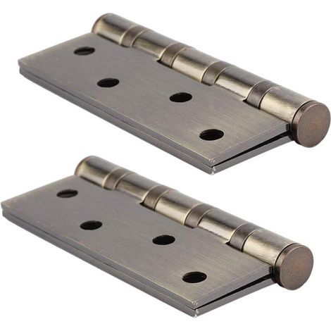 Charnières Inox Épaisseur 3mm Paumelle pour Porte en bois Charnière à Visser au Placard Lourd