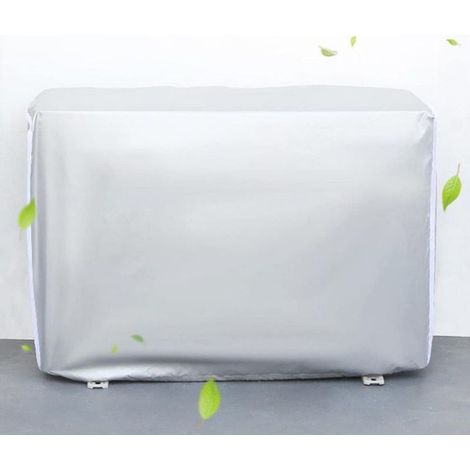Couverture pour unité de climatisation fenêtre polyester résistante à l'eau dimensions 75x26x57cm incluse (1/5)