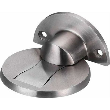 304 Stainless Steel Magnetic Doorstop, Home Hotel Restaurant Desk Door Holder Door Stop - Brushed Silver