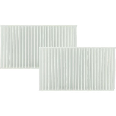 vhbw 2x Pollenfilter kompatibel mit Miele T 4804 C, T 4464 C, T 4465 C, T 4805 C Wäschetrockner