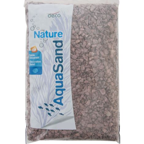 sol décoratif 2-6 mm naturel grès rouge AquaSand 1 kg pour aquarium - animallparadise