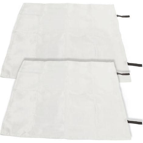 Couverture anti-feu en fibre de verre 2 pièces, 1x1m/3,28x3,28ft, extincteur d'urgence pour cuisine et maison (1/5)