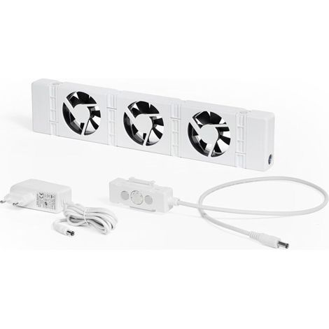 SpeedComfort Ventilateur de Radiateur 1 pièce – ventilateur de radiateur – ventilateur de chauffage écoénergétique – chauffage 2x plus rapide – Jusqu'à 22% d'économie d'énergie – Silencieux (1/5)