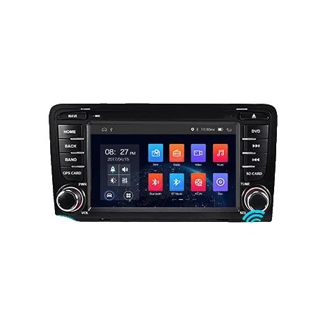 Radio para coche, reproductor multimedia, tamaño de pantalla compatible con Audi A3 8P 2003-2012, CBL-8G128G (1/2)