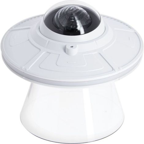 Veilleuse Vaisseau spatial LED Spacelite, 8 modes, enceinte Bluetooth intégrée, Synchronisation sonore