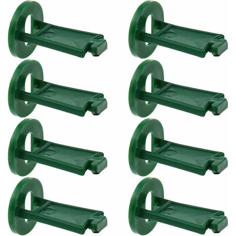 Pinces Torsadées pour Serre Crochet pour Serre Ensemble de Pinces à Suspendre pour Fleurs Végétales pour Kit de Fixation de Pièces de Jardin Gadgets pour Serre Outil de Suspension pour Serre - 50pcs (1/5)