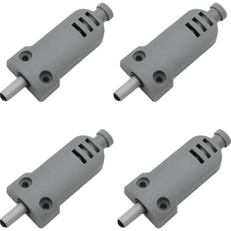 4 Pack Plastic Furniture Door Damper Touch Latch Buffer Closer for Cabinet Doors Case Drawer Hinge Push to Open System, Anti-Collision, Shock Absorbing (1/5)
