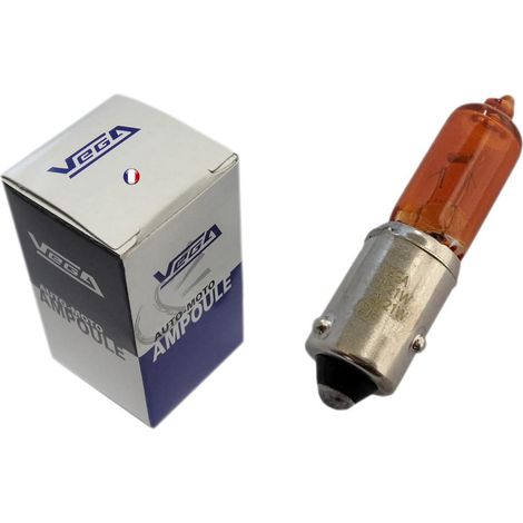 Ampoule HY21W Orange 12V Culot BAW9S Ergots Décalés Pour Signalisation Véhicule (1/5)