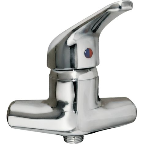 Einhebelmischer für Renovierung, Abstand 10 bis 12cm, Dusche und Waschbecken 15x21, Messing verchromt