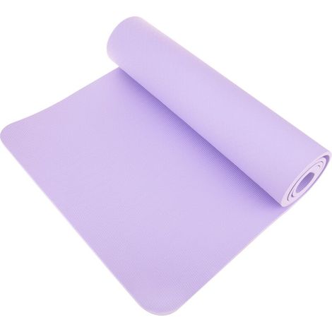 Tapis de yoga violet antidérapant 183x61x0.8 cm (1/5)