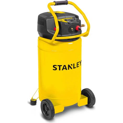 Stanley – Compresseur vertical 100 L – 10 bar – 2,5 HP – Moteur sans huile pour soufflage, lavage, gonflage – Utilisation pro