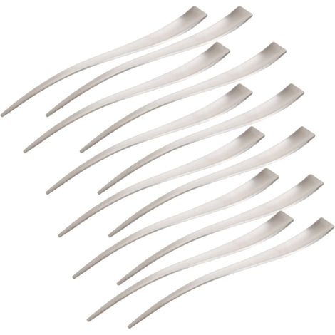 Set mit 12 Mini-Teelöffeln, 13 cm langer, kreativer Dessertlöffel, Espressolöffel-Set, kleine Edelstahllöffel