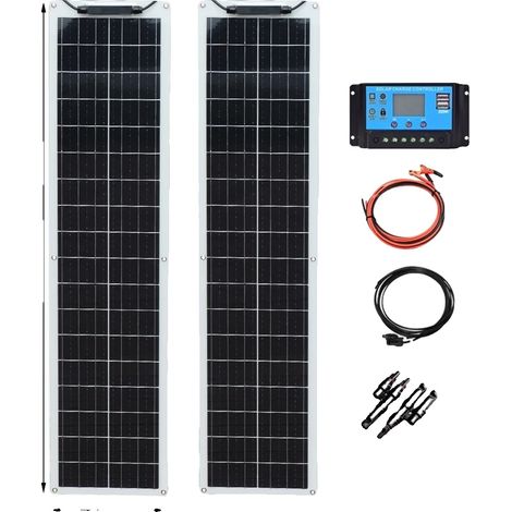 Panneau Solaire Flexible, Haute Efficacité 24%, Design Léger (1/2)