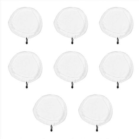 8-teiliges Mikrofasertuch-Reinigungspad für H2O X5 Dampfreiniger, Bodenwischer, Dampfreiniger mit drei Ecken (1/5)