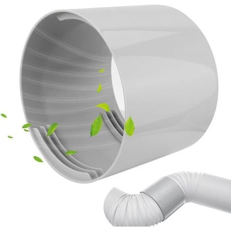 Adattatore per tubo di scarico del condizionatore d'aria Ø13cm - Connettore per tubo di ventilazione in PVC, raccordo per tubo di scarico del condizionatore d'aria portatile (1/5)
