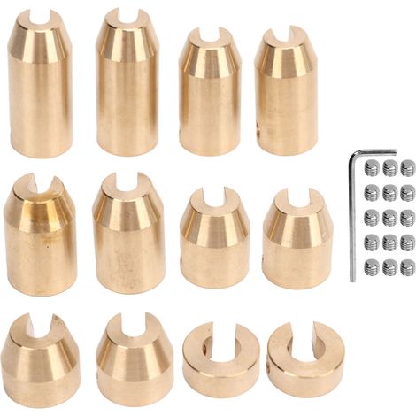 Poids D'équilibrage de Rayons de Roue en Laiton, Conception Précise, Résistants à l'usure, Poids de Rayons en Laiton Réutilisables Universels pour, Super Moto, Dual Sport (12PCS) (1/5)
