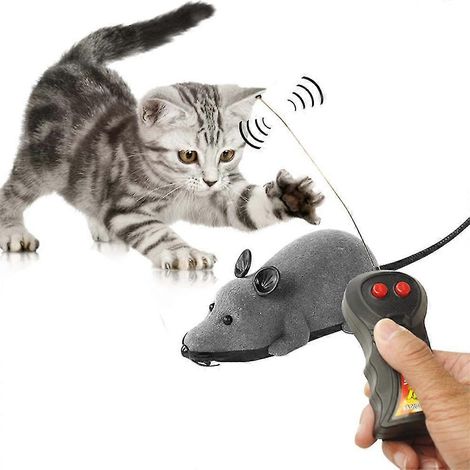 Portable Wireless Cat Toys, Remote Control Mouse Pet Toys (1/5)