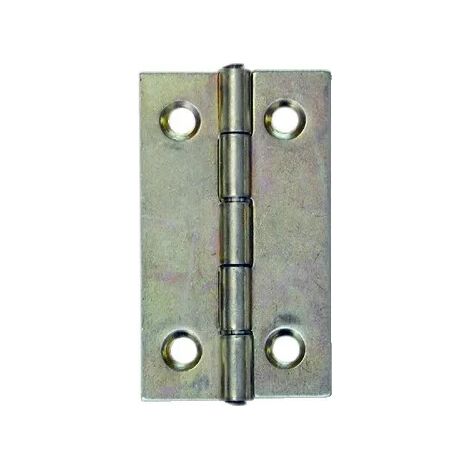 CHARNIERE ACIER 40X25 ZI AXE INOX