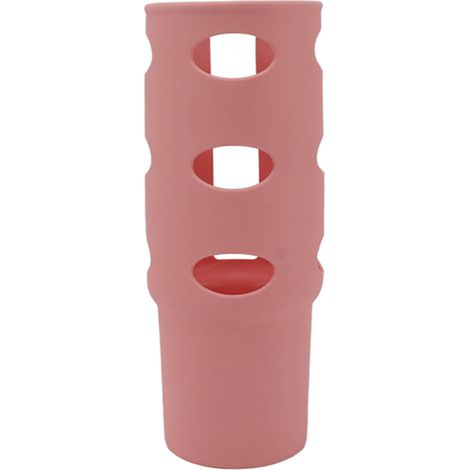 Abnehmbare, rutschfeste Silikon-Schutzhülle für 30-oz-Becher – Rosa (1/5)