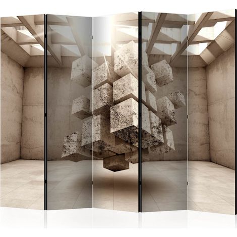 Paravent 5 Volets "Prison of the Space" 172x225cm (1/2)