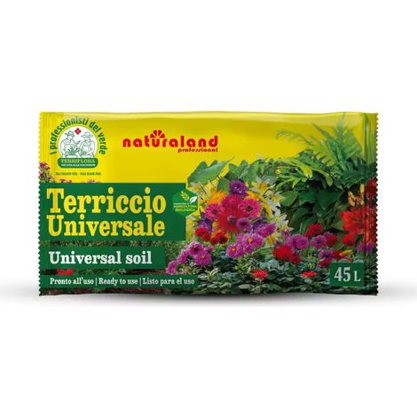 terriccio universale multiuso per piante verdi e fiorite euroterriflora 45 litri (1/2)