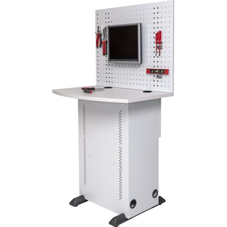 eurokraft basic, Armoire informatique, avec plan de travail et (1/5)