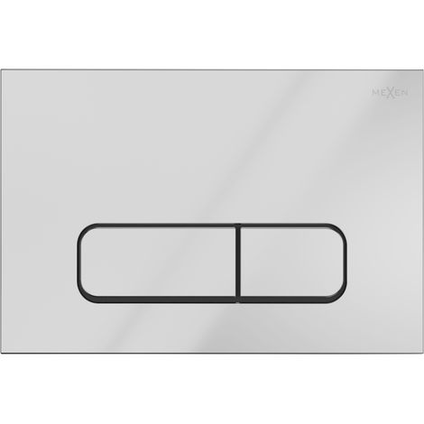 Mexen Fenix Air 02 bouton de chasse pneumatique, chrome brillant - 6A0201 (1/4)