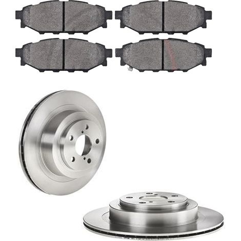 KIT FRENI POSTERIORI compatibile con SUBARU LEGACY IV (BL) - DISCHI + PASTIGLIE OEM: P 78 020 / 24.0118-0725.1 /SOSTITUZIONE DIRETTA/BASSA POLVERE/SILENZIOSO (1/5)