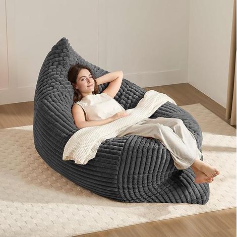 Sofá cama puf convertible 3 en 1 de franela OKMYHOME (1/5)