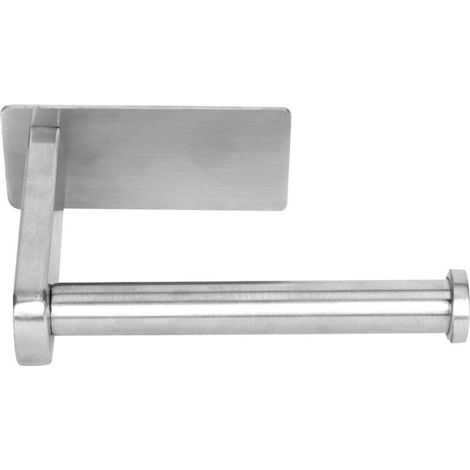 Portarotolo di carta igienica adesivo in acciaio inox 304, accessorio per il bagno. (1/5)
