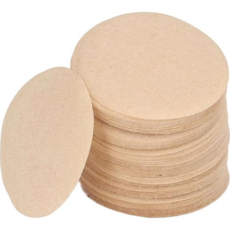 Papier Filtre à Café Jetable 100 Pièces - Filtres Ronds pour Maison, Bureau, Restaurant et Café (1/5)