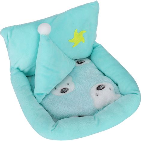 Petit canapé-lit pour hamster, coussin confortable, vert, taille L (1/5)