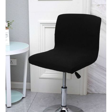 housses de tabouret de bar avec dossier escamotable pour chaises de salle à manger pivotantes (1/5)